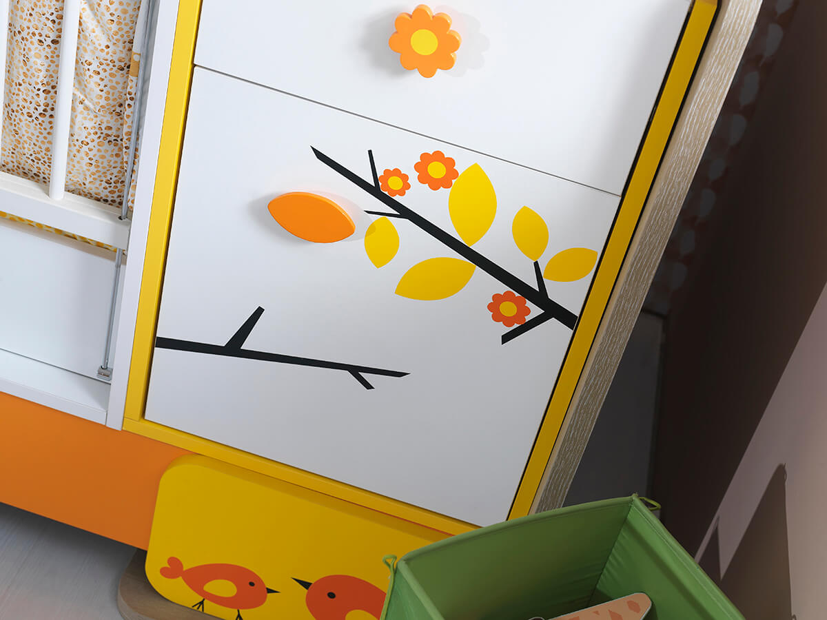 civil bebek odası takımı büyüyen karyola