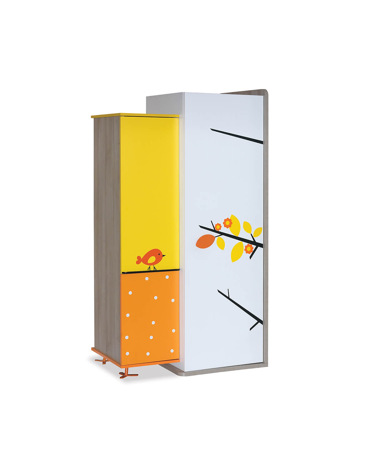 civil bebek odası takımı iki kapılı dolap