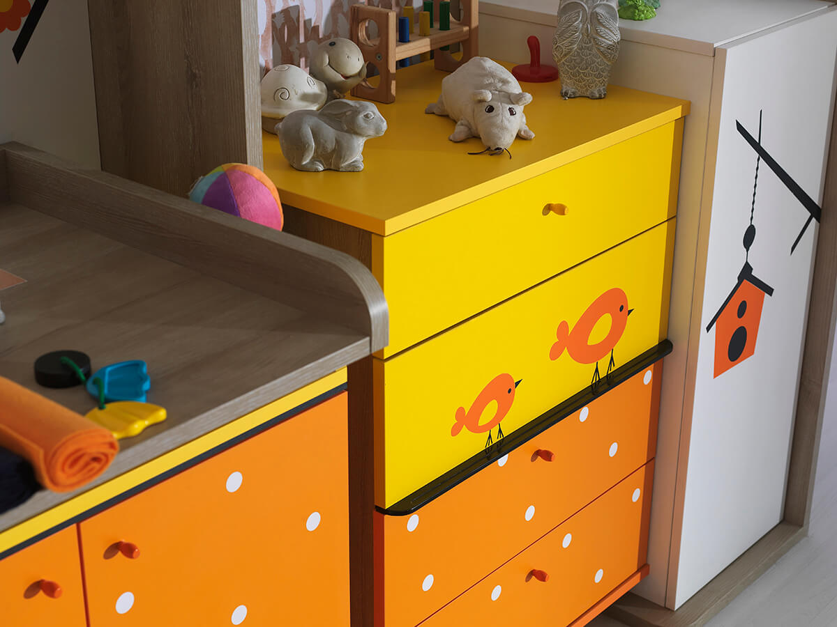 civil bebek odası takımı şifonyer