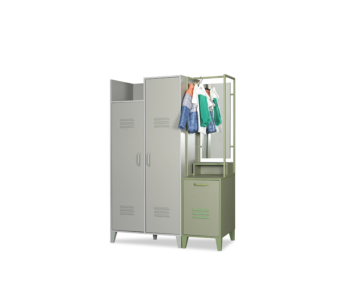 agena çocuk odası takımı üç kapaklı dolap