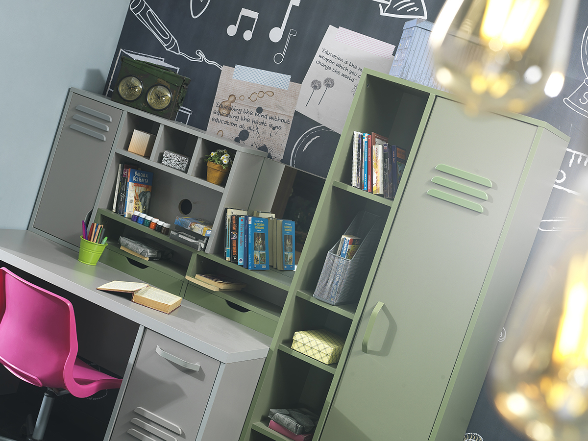 agena çocuk odası takımı çalışma masası ve kitaplık