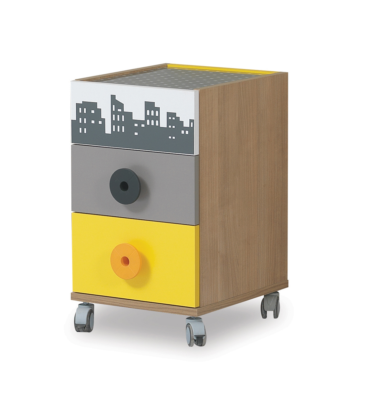 city çocuk odası takımı masa altı keson