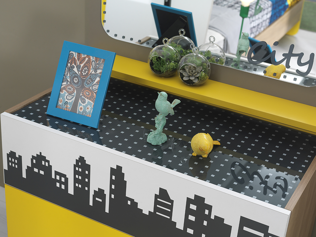 city çocuk odası takımı şifonyer