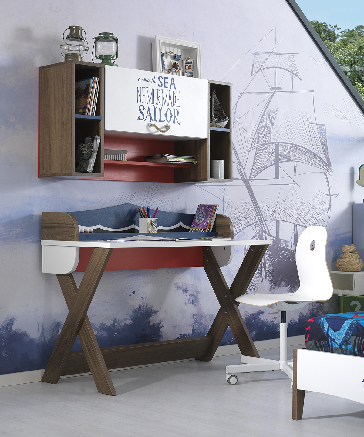 mora çocuk odası takımı çalışma masası