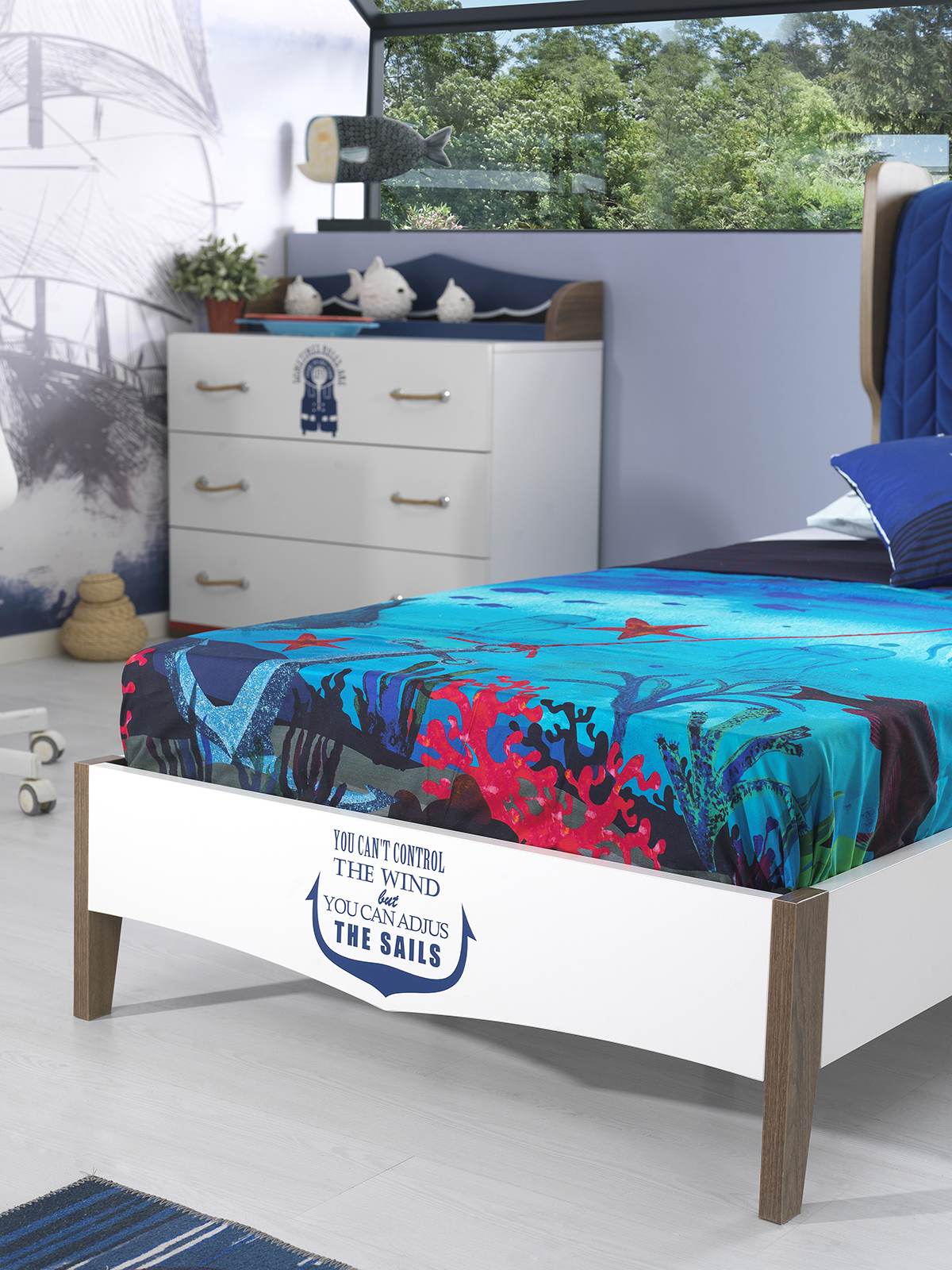 mora çocuk odası takımı karyola