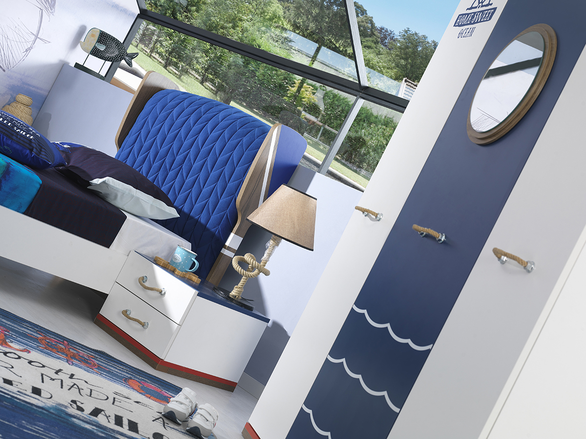 mora çocuk odası takımı üç kapılı dolap