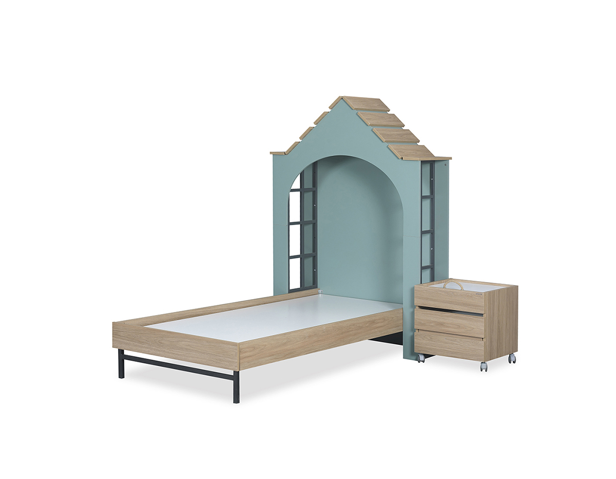 yuva çocuk odası takımı karyola ve komodin