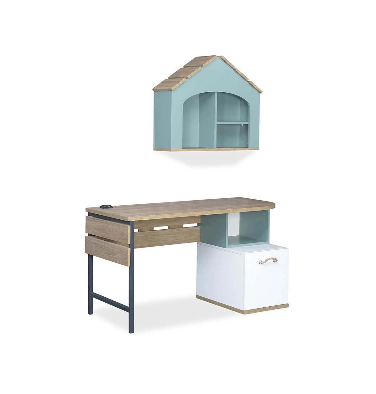 yuva çocuk odası takımı çalışma masası ve üst ünite