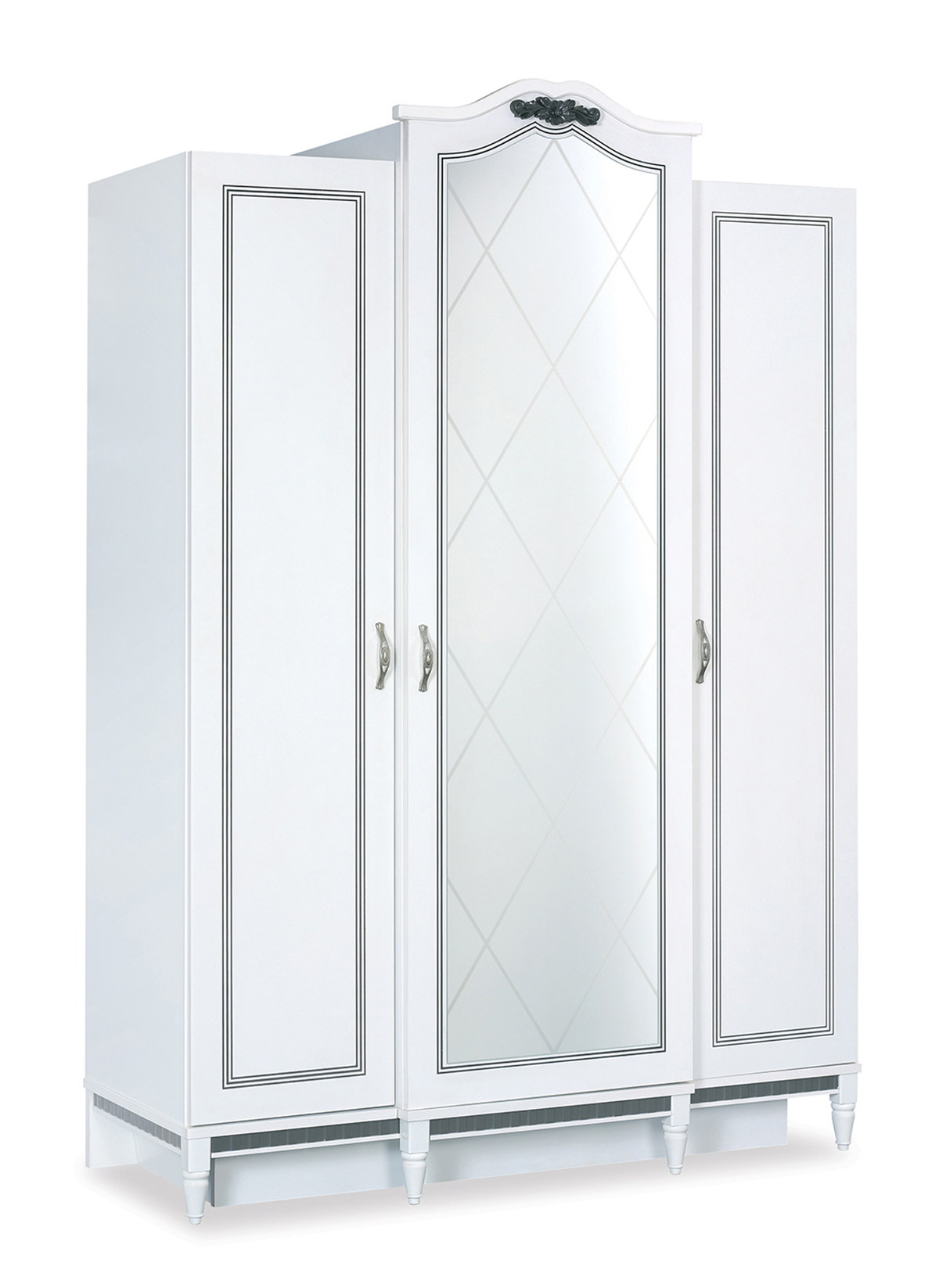 anka genç odası takımı üç kapaklı dolap