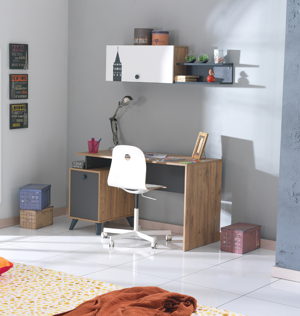 anka genç odası takımı karyola ve komodin