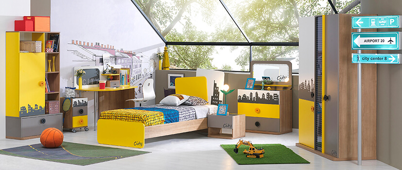 city çocuk odası takımı